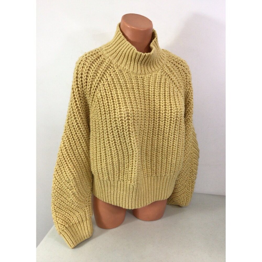 Irish Fisherman Sweater Chunky Knit Womens Medium